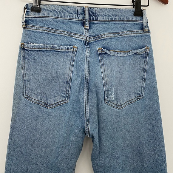 Agolde High Rise Distressed Denim Skinny Jeans - Picture 8 of 12